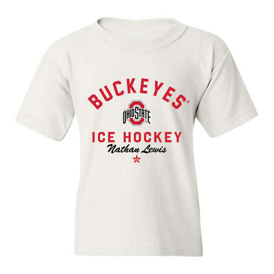 Ohio State - NCAA Men's Ice Hockey : Nathan Lewis - Classic Shersey Youth T-Shirt-0