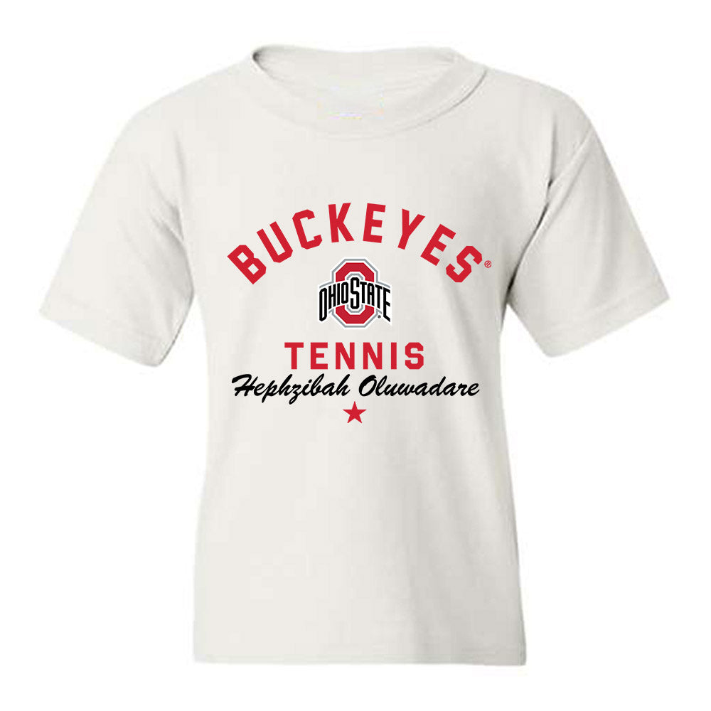 Ohio State - NCAA Women's Tennis : Hephzibah Oluwadare - Classic Shersey Youth T-Shirt-0