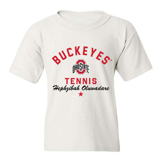 Ohio State - NCAA Women's Tennis : Hephzibah Oluwadare - Classic Shersey Youth T-Shirt-0