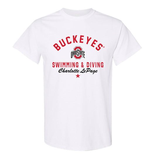 Ohio State - NCAA Women's Swimming & Diving : Charlotte LePage - Classic Shersey T-Shirt-0