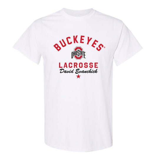 Ohio State - NCAA Men's Lacrosse : David Evanchick - Classic Shersey T-Shirt-0