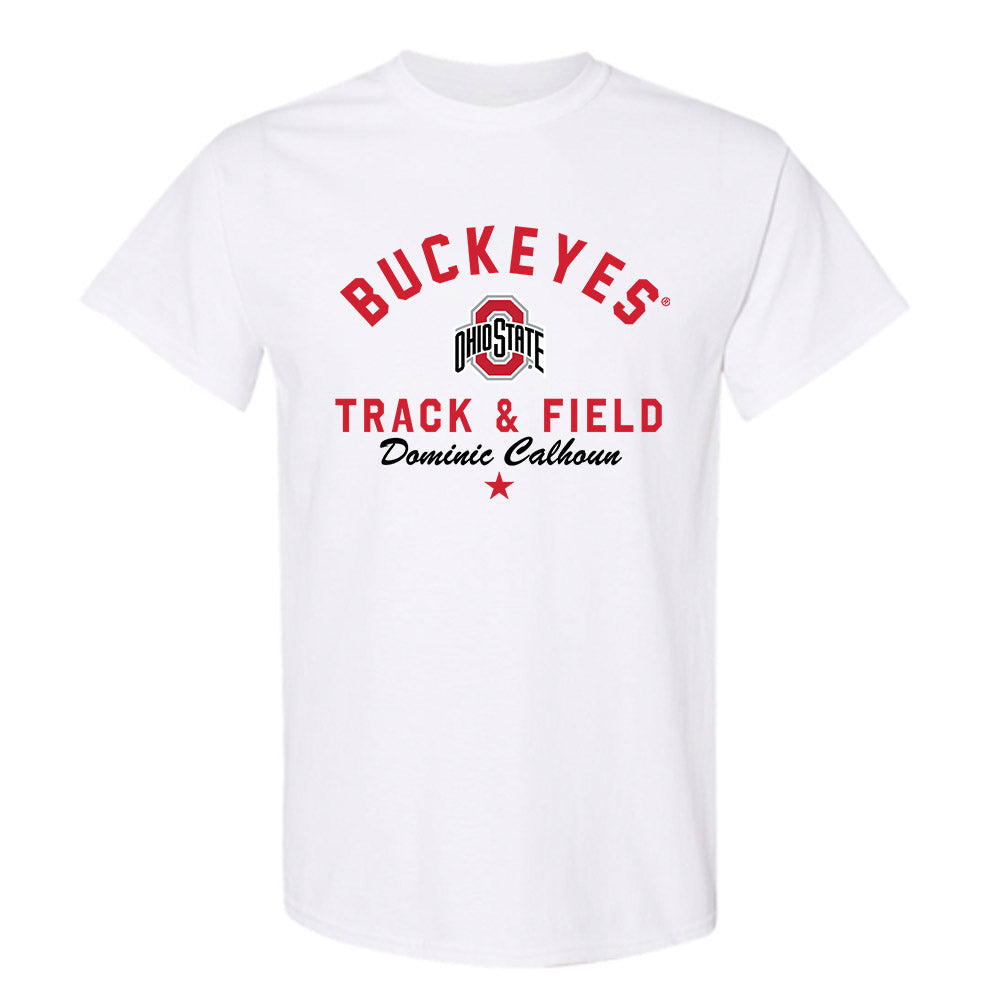 Ohio State - NCAA Men's Track & Field : Dominic Calhoun - Classic Shersey T-Shirt-0