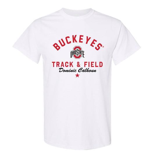 Ohio State - NCAA Men's Track & Field : Dominic Calhoun - Classic Shersey T-Shirt-0