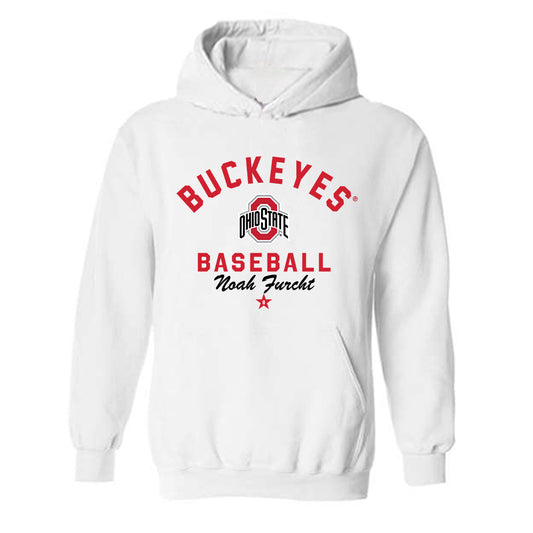 Ohio State - NCAA Baseball : Noah Furcht - Classic Shersey Hooded Sweatshirt-0
