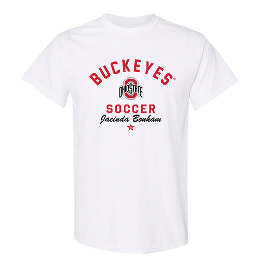 Ohio State - NCAA Women's Soccer : Jacinda Bonham - Classic Shersey T-Shirt-0
