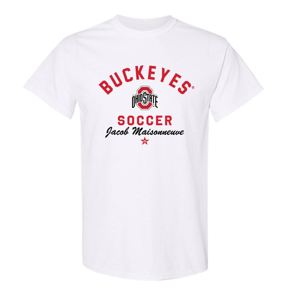 Ohio State - NCAA Men's Soccer : Jacob Maisonneuve - Classic Shersey T-Shirt-0