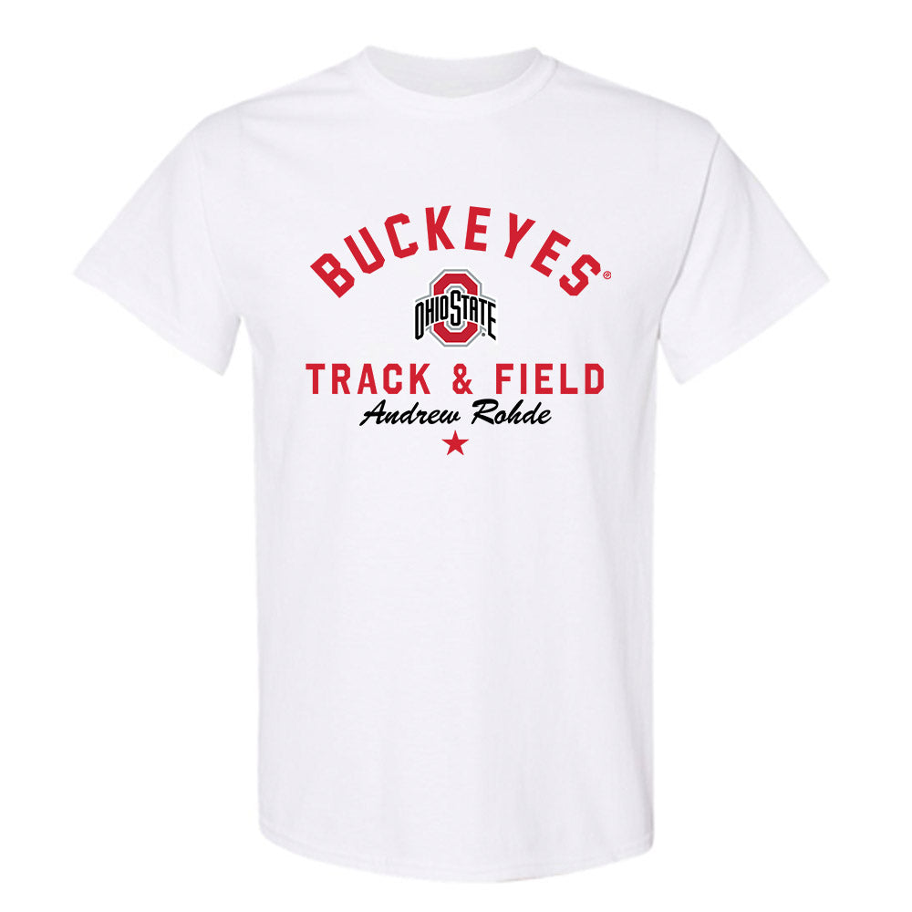 Ohio State - NCAA Men's Track & Field : Andrew Rohde - Classic Shersey T-Shirt-0
