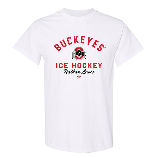 Ohio State - NCAA Men's Ice Hockey : Nathan Lewis - Classic Shersey T-Shirt-0