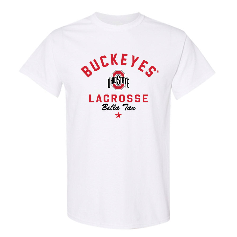 Ohio State - NCAA Women's Lacrosse : Bella Tan - Classic Shersey T-Shirt-0