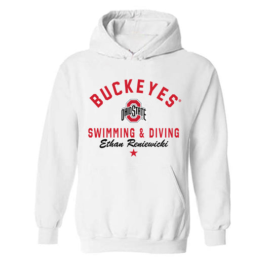 Ohio State - NCAA Men's Swimming & Diving : Ethan Reniewicki - Classic Shersey Hooded Sweatshirt-0
