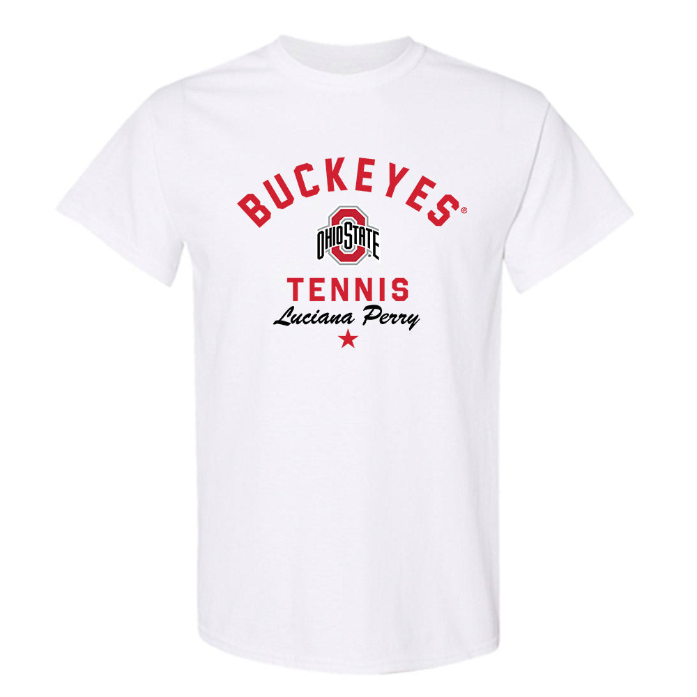 Ohio State - NCAA Women's Tennis : Luciana Perry - Classic Shersey T-Shirt-0