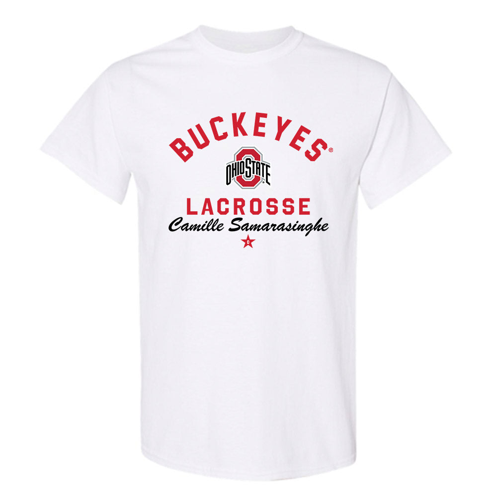Ohio State - NCAA Women's Lacrosse : Camille Samarasinghe - Classic Shersey T-Shirt-0