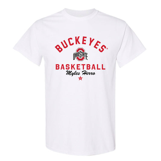 Ohio State - NCAA Men's Basketball : Myles Herro - Classic Shersey T-Shirt-0