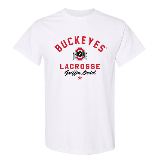 Ohio State - NCAA Men's Lacrosse : Griffin Liedel - Classic Shersey T-Shirt-0