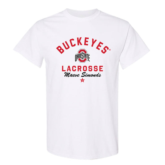 Ohio State - NCAA Women's Lacrosse : Maeve Simonds - Classic Shersey T-Shirt-0