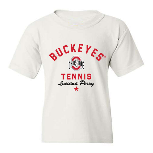 Ohio State - NCAA Women's Tennis : Luciana Perry - Classic Shersey Youth T-Shirt-0