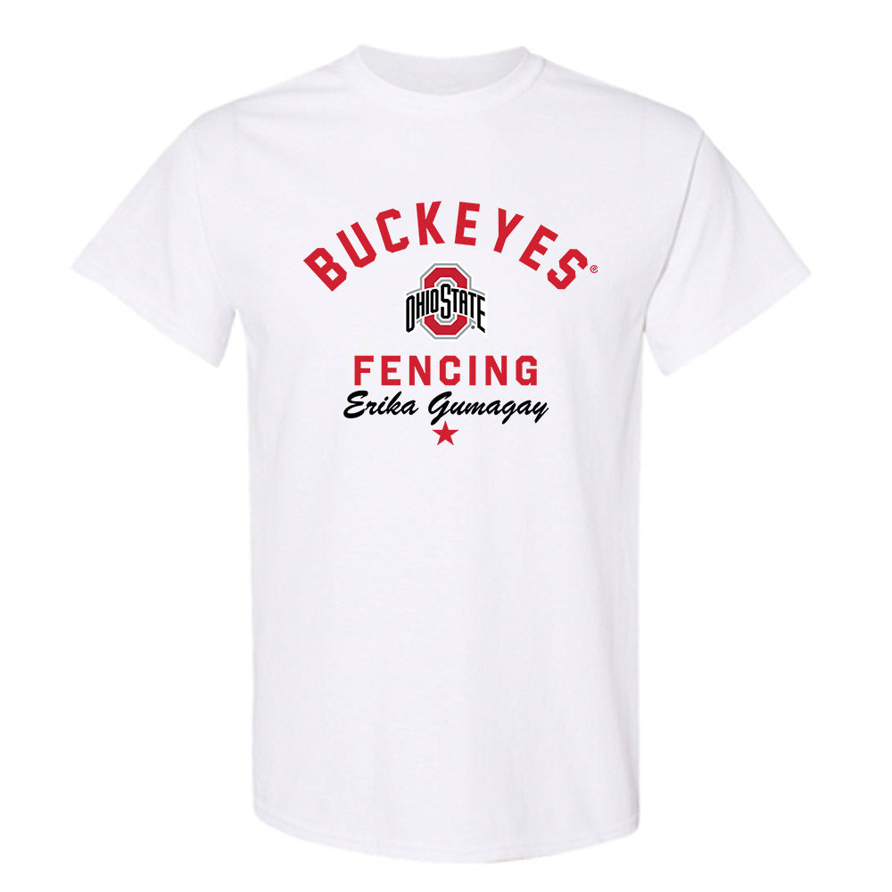Ohio State - NCAA Women's Fencing : Erika Gumagay - Classic Shersey T-Shirt-0