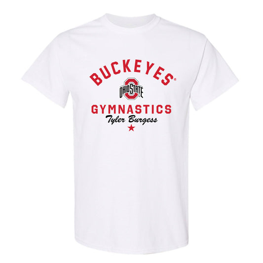 Ohio State - NCAA Men's Gymnastics : Tyler Burgess - Classic Shersey T-Shirt-0