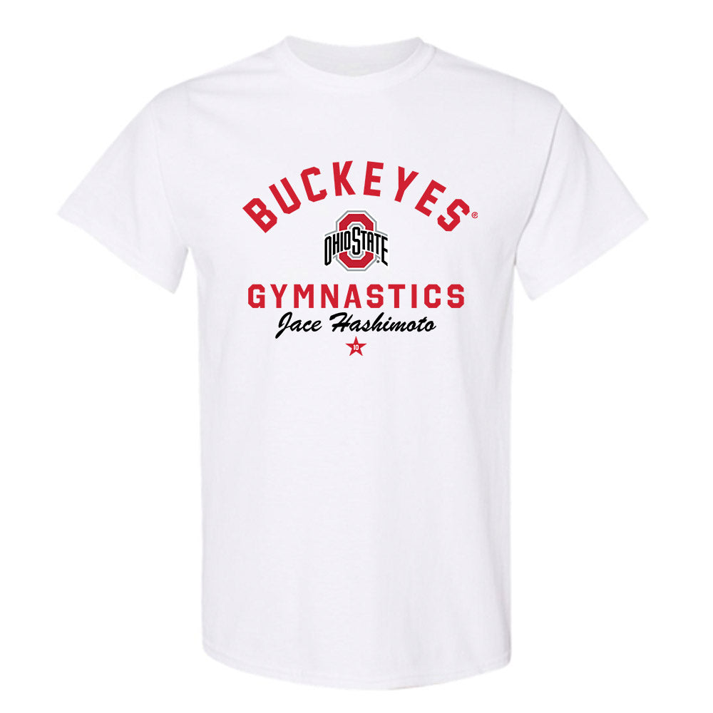 Ohio State - NCAA Men's Gymnastics : Jace Hashimoto - Classic Shersey T-Shirt-0