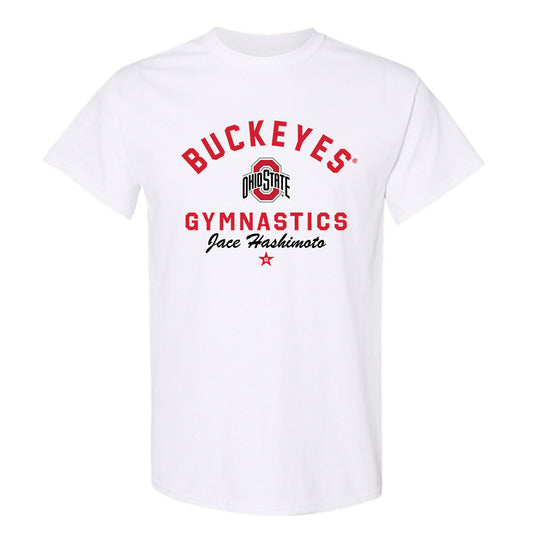 Ohio State - NCAA Men's Gymnastics : Jace Hashimoto - Classic Shersey T-Shirt-0