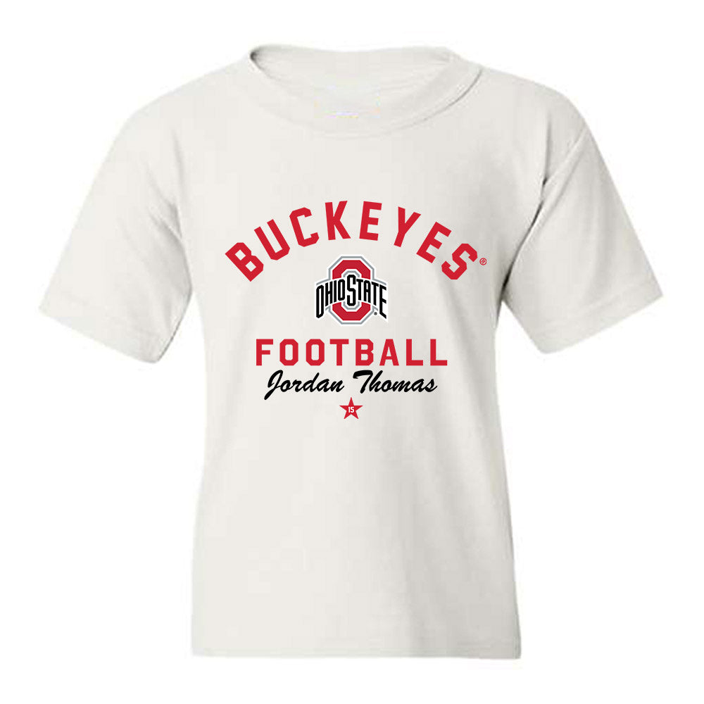 Ohio State - NCAA Football : Jordan Thomas - Classic Shersey Youth T-Shirt-0