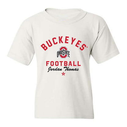 Ohio State - NCAA Football : Jordan Thomas - Classic Shersey Youth T-Shirt-0