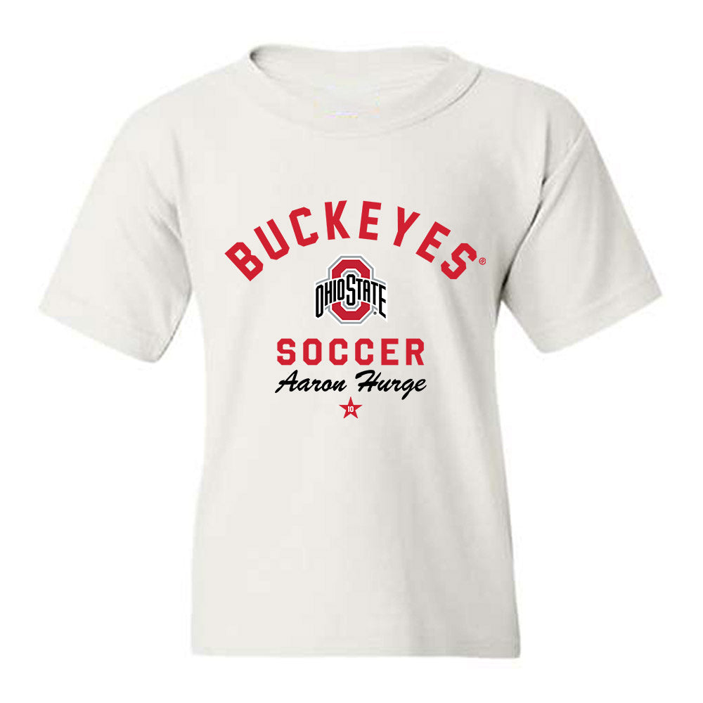 Ohio State - NCAA Men's Soccer : Aaron Hurge - Classic Shersey Youth T-Shirt-0