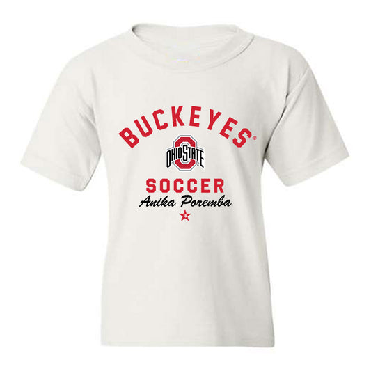 Ohio State - NCAA Women's Soccer : Anika Poremba - Classic Shersey Youth T-Shirt-0