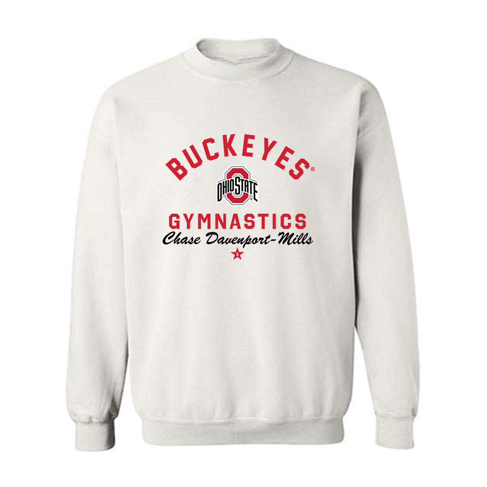 Ohio State - NCAA Men's Gymnastics : Chase Davenport-Mills - Classic Shersey Crewneck Sweatshirt-0