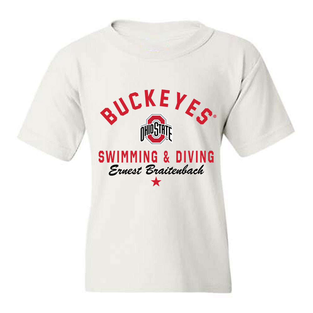 Ohio State - NCAA Men's Swimming & Diving : Ernest Braitenbach - Classic Shersey Youth T-Shirt-0