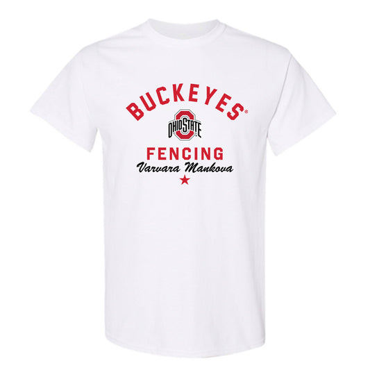 Ohio State - NCAA Women's Fencing : Varvara Mankova - Classic Shersey T-Shirt-0
