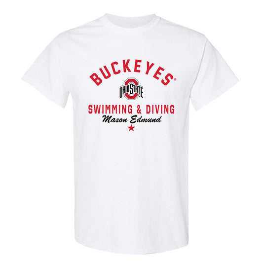 Ohio State - NCAA Men's Swimming & Diving : Mason Edmund - Classic Shersey T-Shirt-0