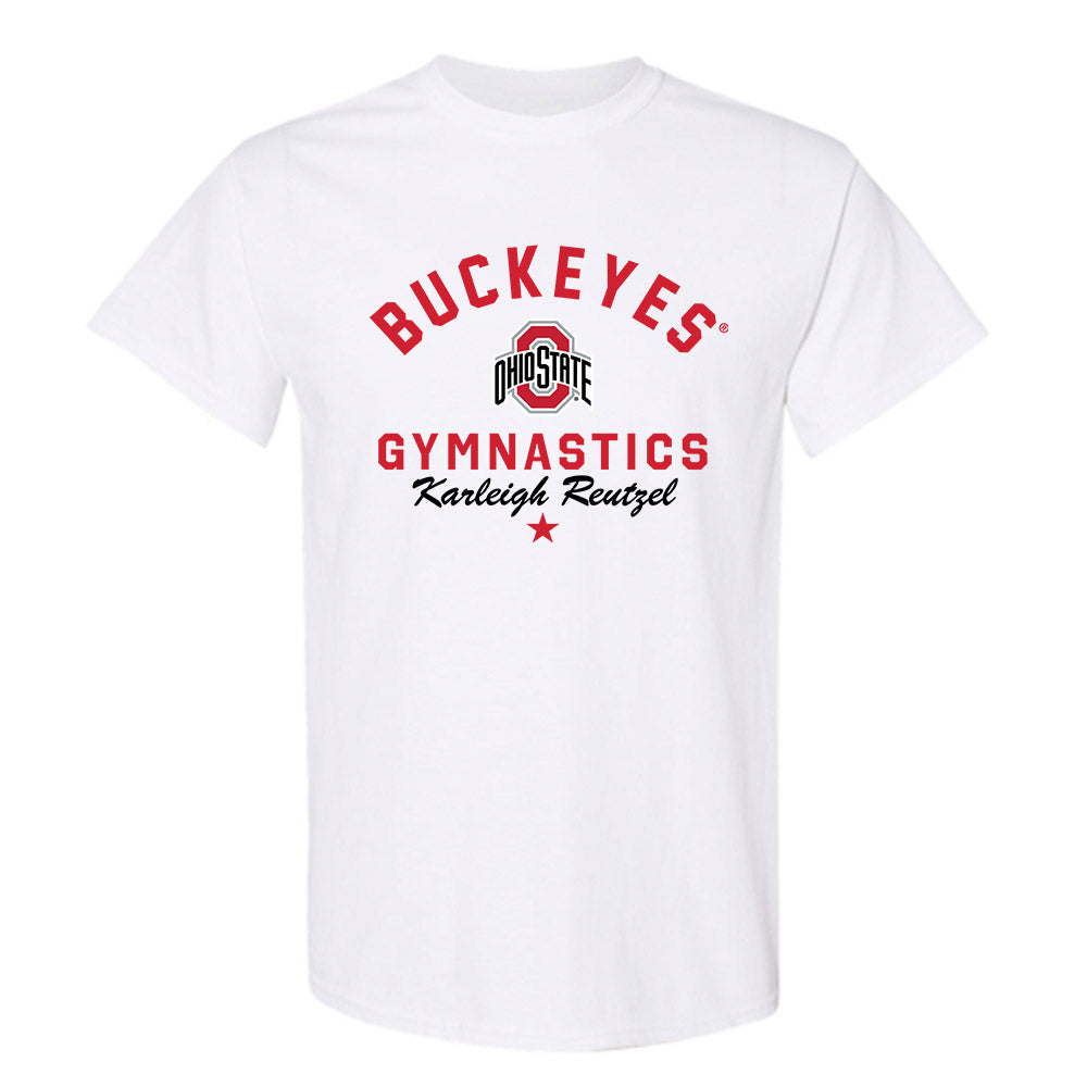 Ohio State - NCAA Women's Gymnastics : Karleigh Reutzel - Classic Shersey T-Shirt-0