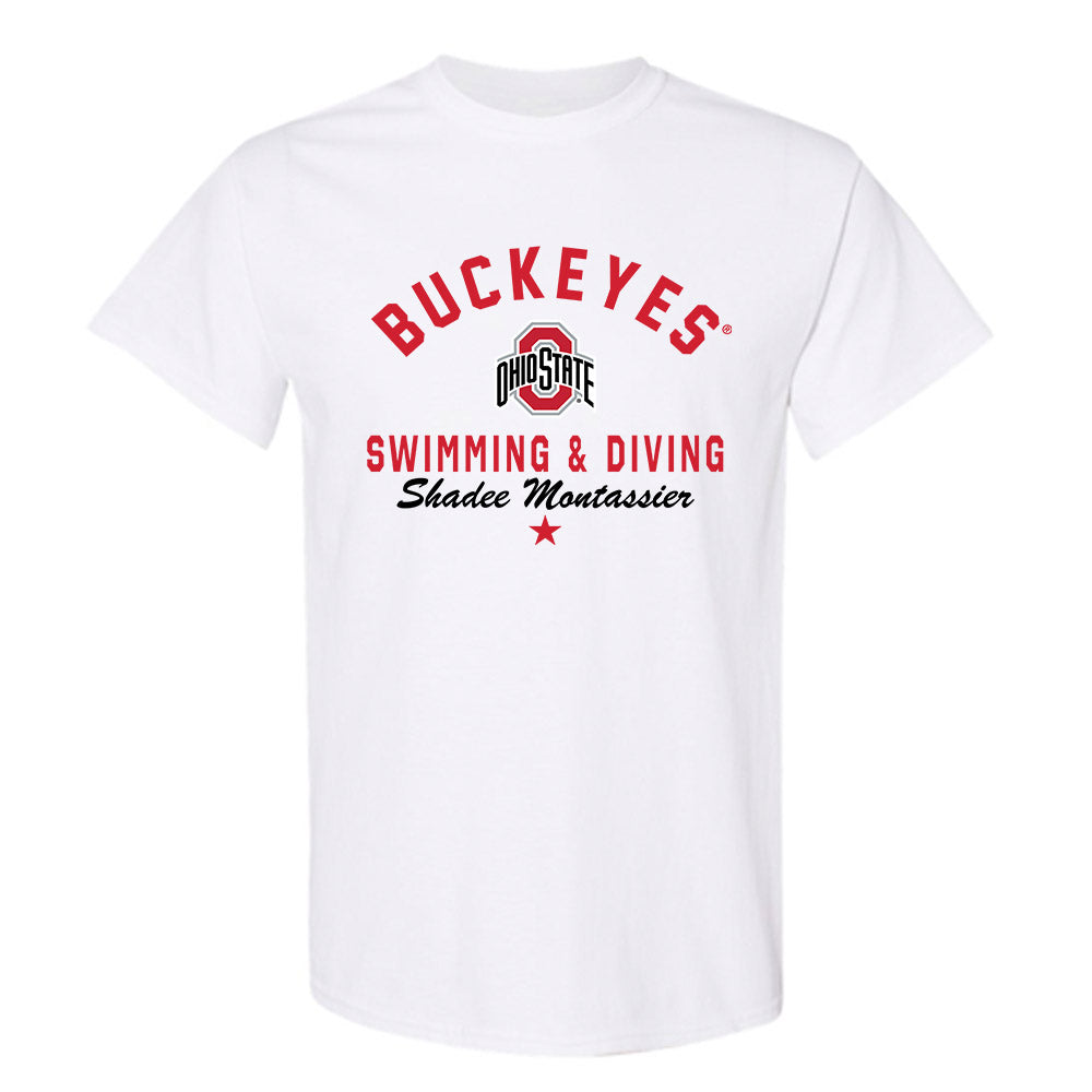 Ohio State - NCAA Women's Swimming & Diving : Shadee Montassier - Classic Shersey T-Shirt-0