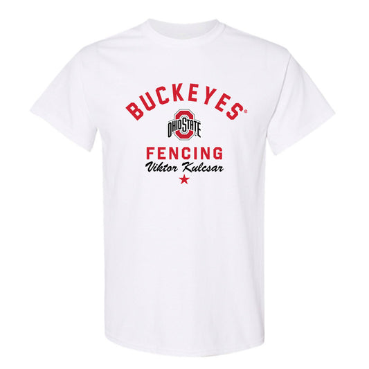 Ohio State - NCAA Men's Fencing : Viktor Kulcsar - Classic Shersey T-Shirt-0