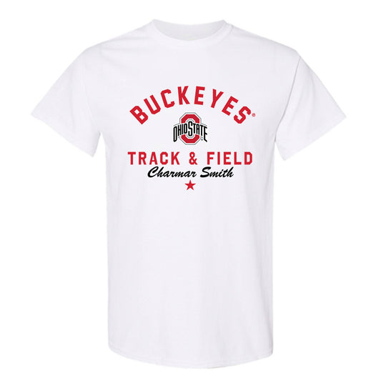 Ohio State - NCAA Men's Track & Field : Charmar Smith - Classic Shersey T-Shirt-0