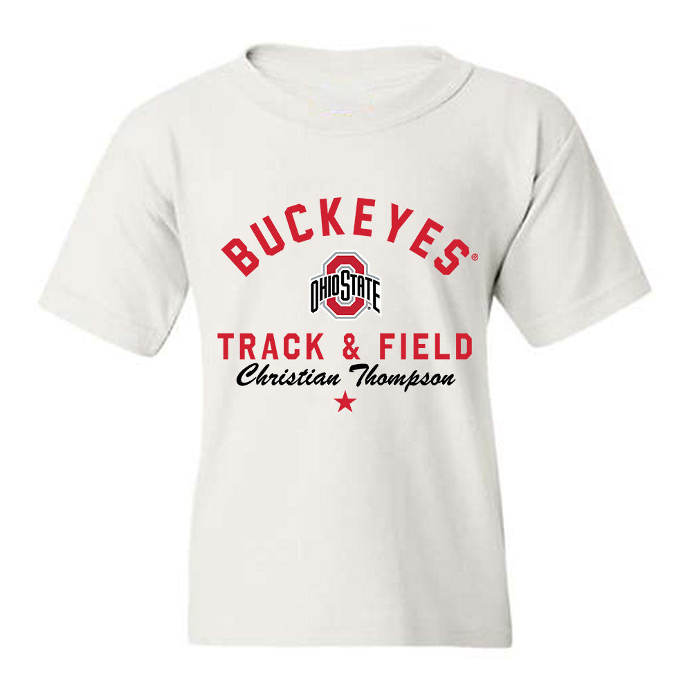 Ohio State - NCAA Women's Track & Field : Christian Thompson - Classic Shersey Youth T-Shirt-0