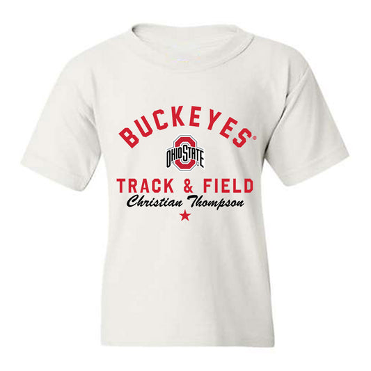 Ohio State - NCAA Women's Track & Field : Christian Thompson - Classic Shersey Youth T-Shirt-0