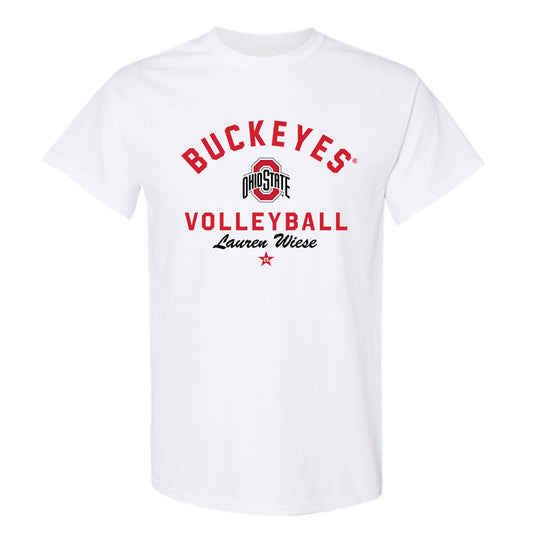 Ohio State - NCAA Women's Volleyball : Lauren Wiese - Classic Shersey T-Shirt-0