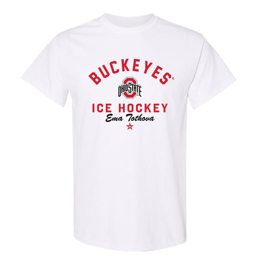 Ohio State - NCAA Women's Ice Hockey : Ema Tothova - Classic Shersey T-Shirt-0