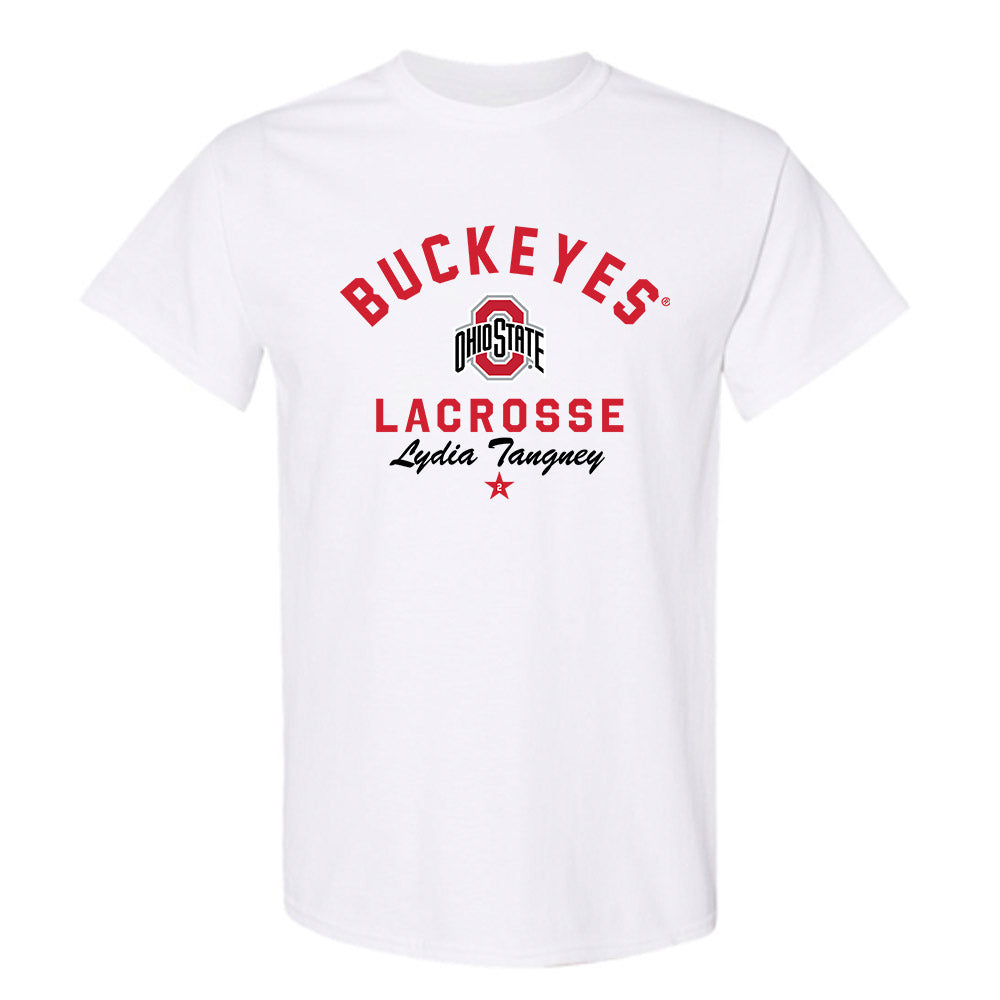 Ohio State - NCAA Women's Lacrosse : Lydia Tangney - Classic Shersey T-Shirt-0