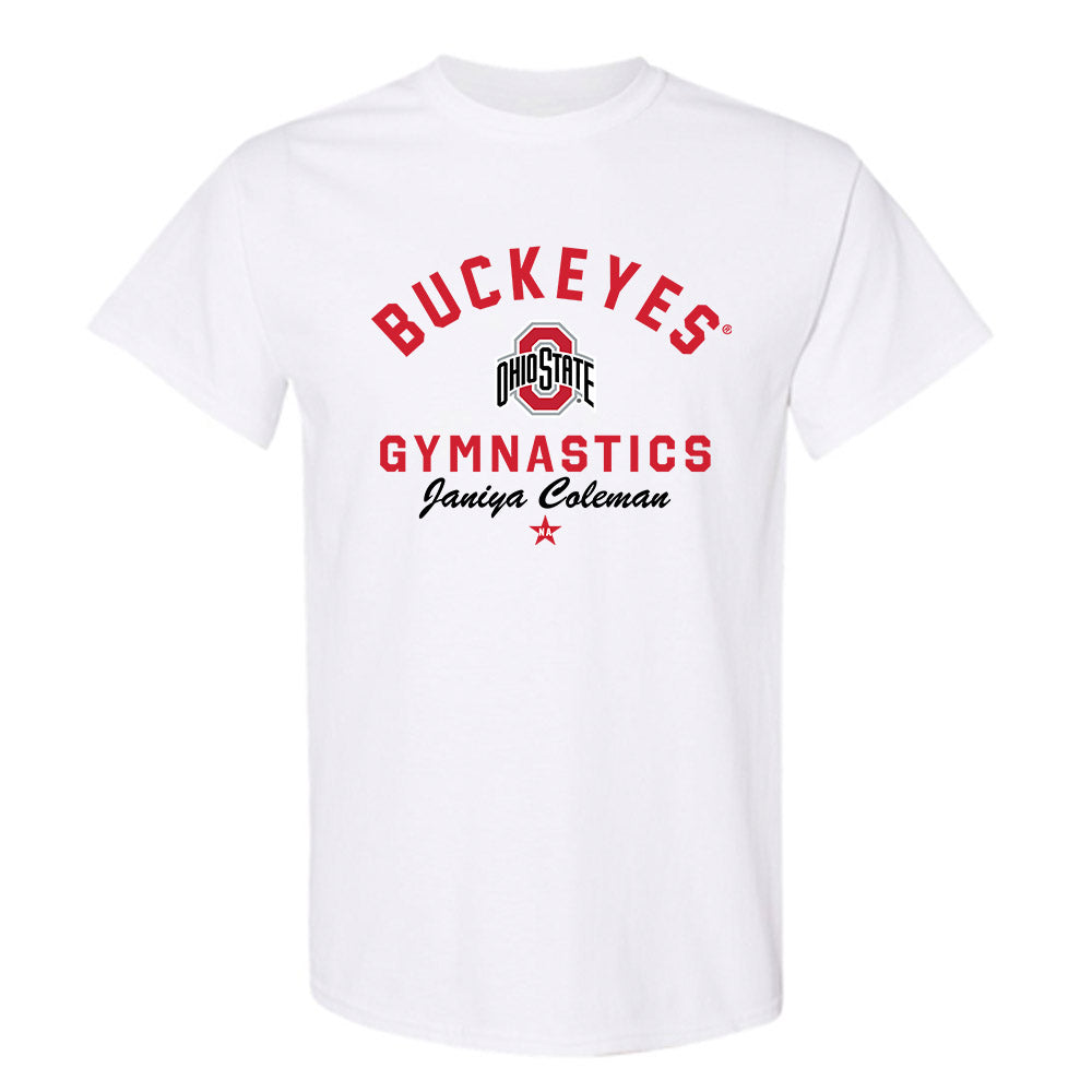 Ohio State - NCAA Women's Gymnastics : Janiya Coleman - Classic Shersey T-Shirt-0