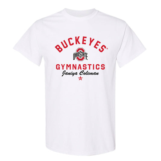 Ohio State - NCAA Women's Gymnastics : Janiya Coleman - Classic Shersey T-Shirt-0