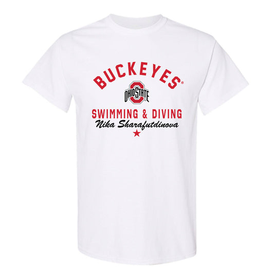 Ohio State - NCAA Women's Swimming & Diving : Nika Sharafutdinova - Classic Shersey T-Shirt-0