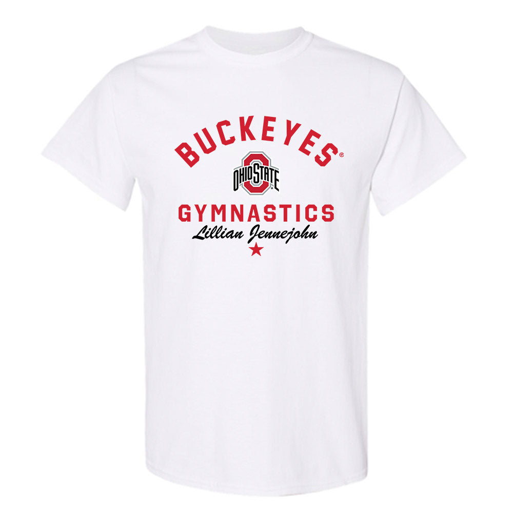 Ohio State - NCAA Women's Gymnastics : Lillian Jennejohn - Classic Shersey T-Shirt-0