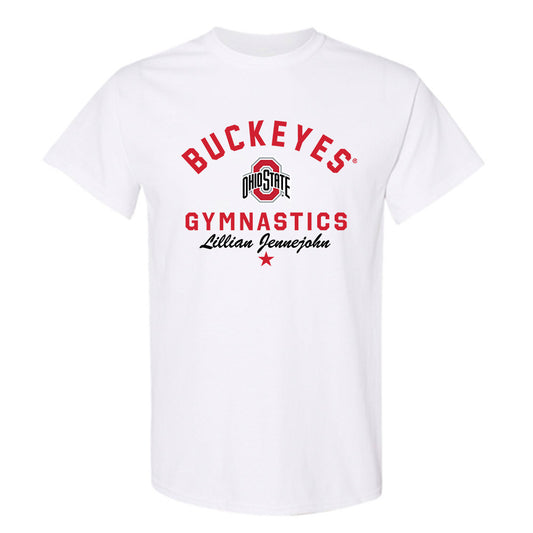 Ohio State - NCAA Women's Gymnastics : Lillian Jennejohn - Classic Shersey T-Shirt-0