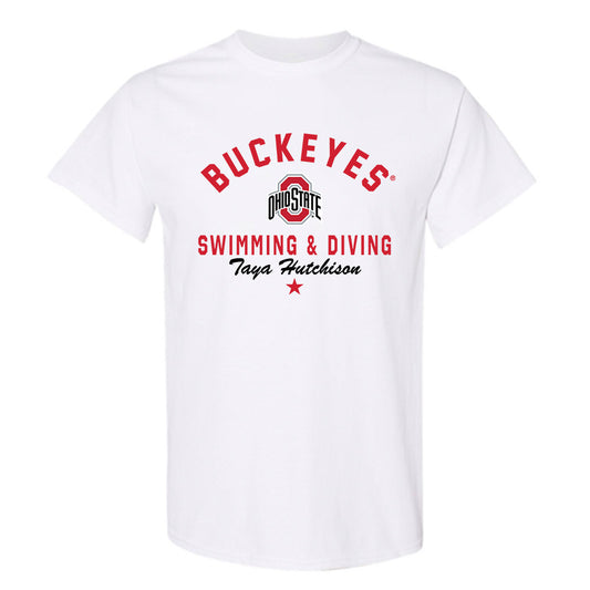 Ohio State - NCAA Women's Swimming & Diving : Taya Hutchison - Classic Shersey T-Shirt-0