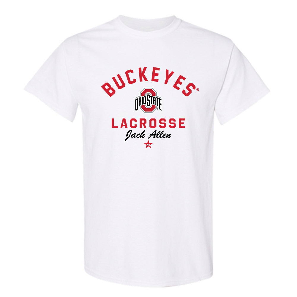 Ohio State - NCAA Men's Lacrosse : Jack Allen - Classic Shersey T-Shirt-0