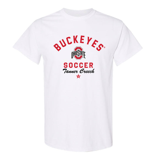 Ohio State - NCAA Men's Soccer : Tanner Creech - Classic Shersey T-Shirt-0