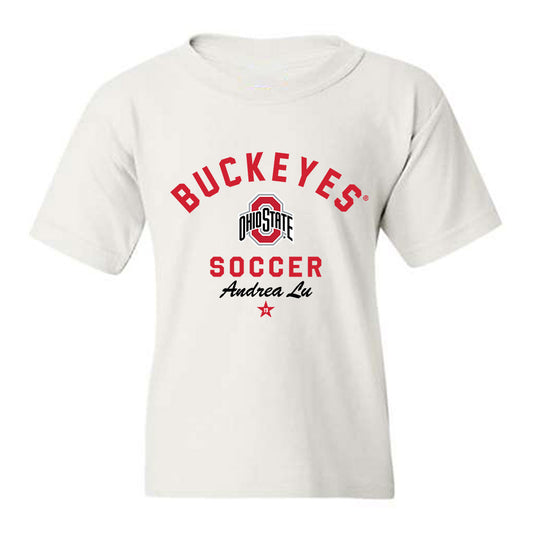 Ohio State - NCAA Women's Soccer : Andrea Lu - Classic Shersey Youth T-Shirt-0